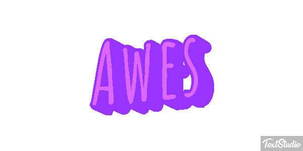 Awes Text effect