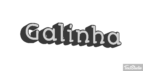 Galinha Efeito do texto