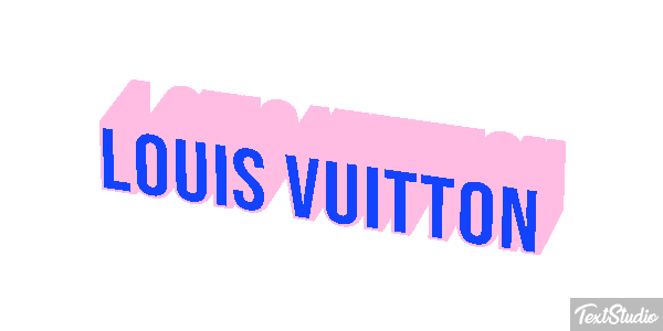 Louis Vuitton Efeito do texto
