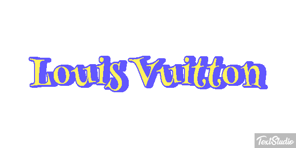 Louis Vuitton Efeito do texto