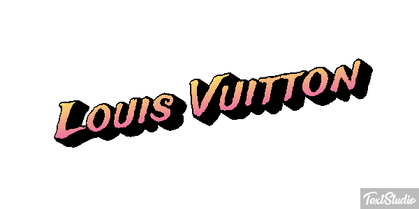 Louis Vuitton Efeito do texto