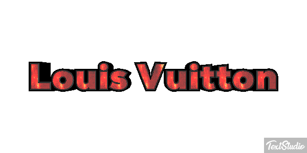 Louis Vuitton Efeito do texto