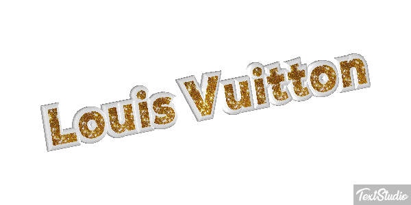 Louis Vuitton Efeito do texto