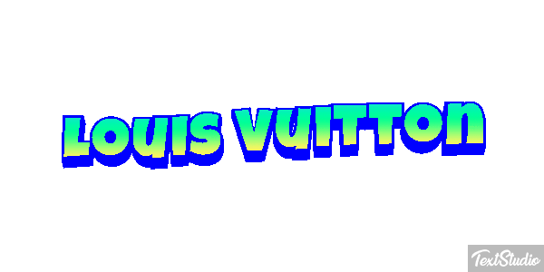 Louis Vuitton Efeito do texto