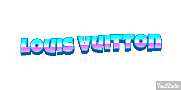 Louis Vuitton Efeito do texto