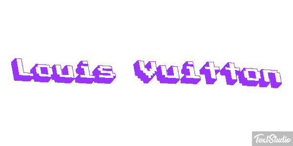 Louis Vuitton Efeito do texto