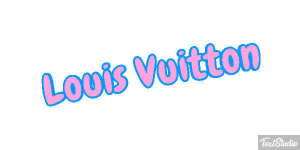 Louis Vuitton Efeito do texto