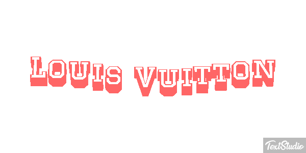 Louis Vuitton Efeito do texto