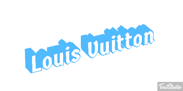 Louis Vuitton Efeito do texto