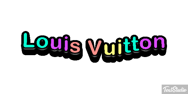 Louis Vuitton Efeito do texto