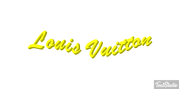 Louis Vuitton Efeito do texto