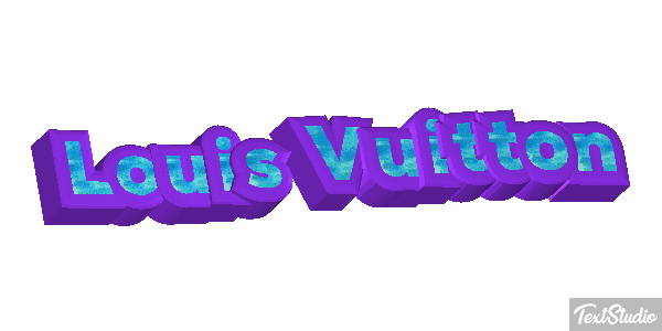 Louis Vuitton Efeito do texto