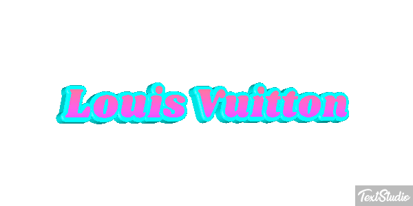 Louis Vuitton Efeito do texto