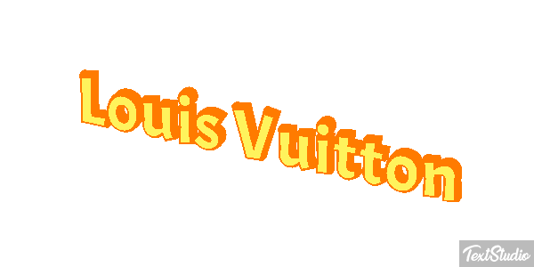 Louis Vuitton Efeito do texto