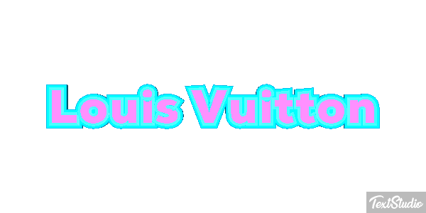Louis Vuitton Efeito do texto