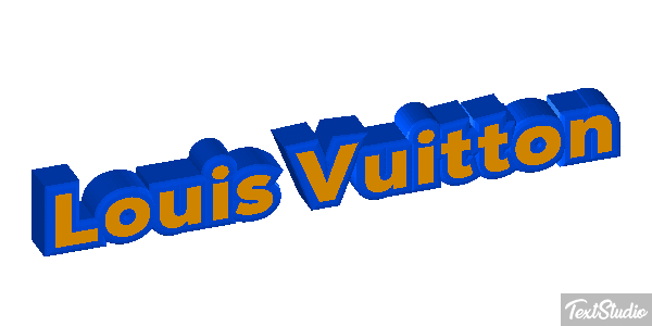 Louis Vuitton Efeito do texto
