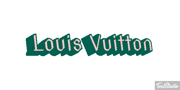 Louis Vuitton Efeito do texto
