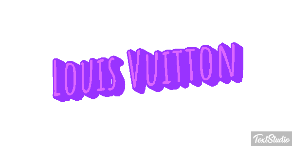 Louis Vuitton Efeito do texto