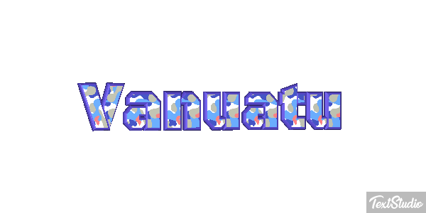 Vanuatu Text effect