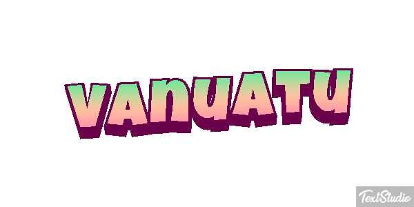 Vanuatu Text effect