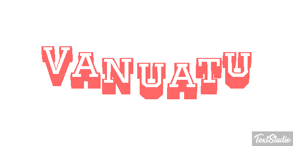 Vanuatu Text effect
