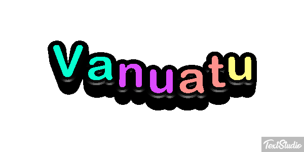 Vanuatu Text effect