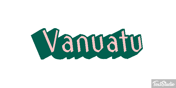 Vanuatu Text effect
