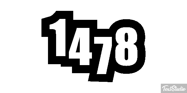 1478 Text effect