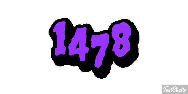 1478 Text effect