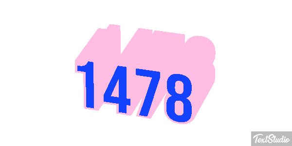 1478 Text effect
