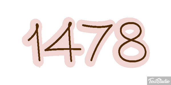 1478 Text effect