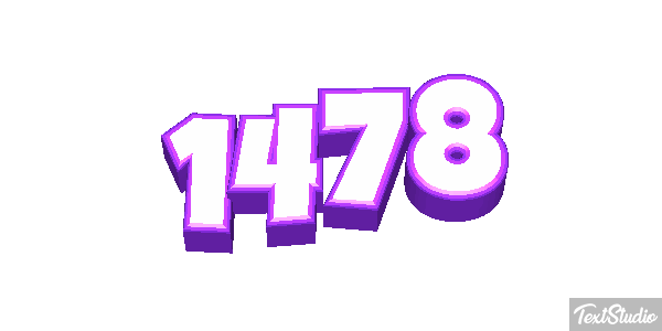 1478 Text effect