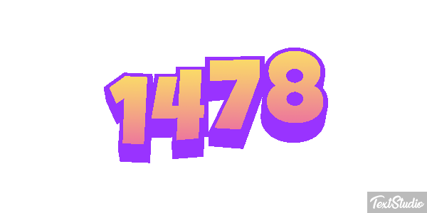 1478 Text effect