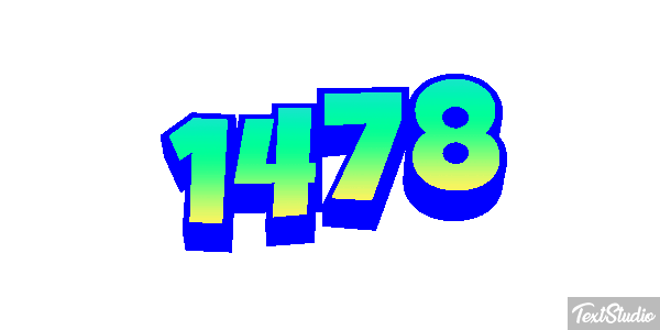 1478 Text effect