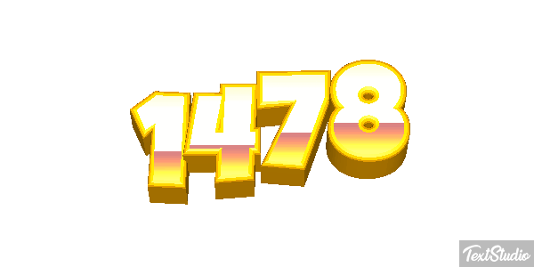 1478 Text effect