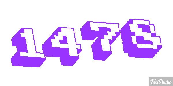 1478 Text effect