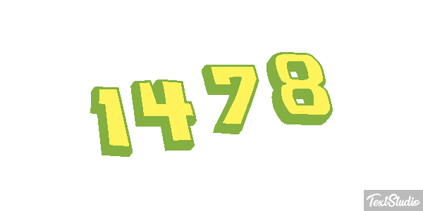 1478 Text effect