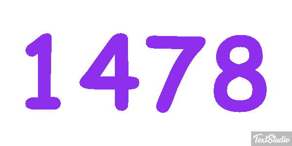 1478 Text effect