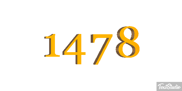 1478 Text effect