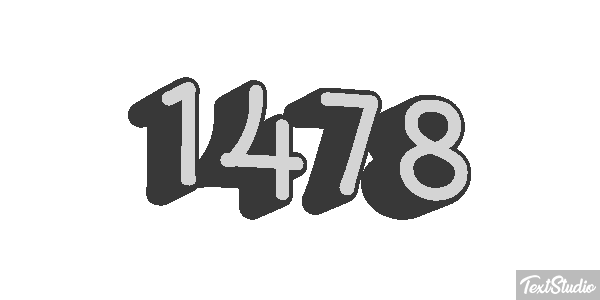 1478 Text effect