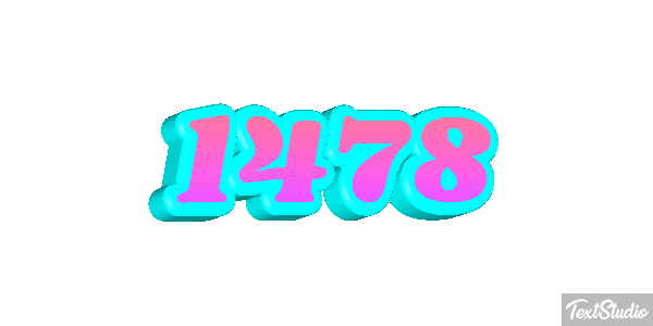 1478 Text effect