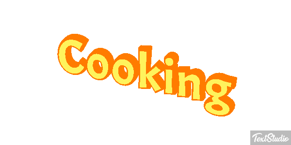Cooking Текстовый эффект