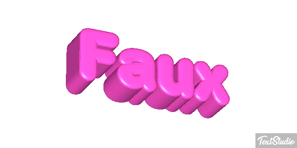 Faux Effet de texte