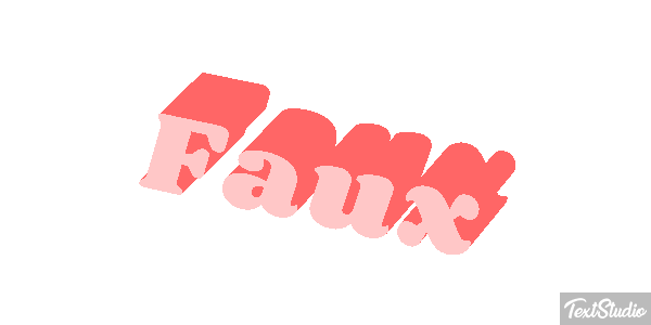Faux Effet de texte