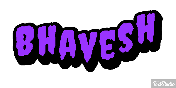 Bhavesh Efecto de texto