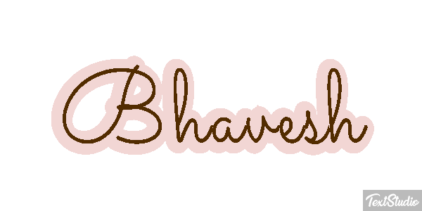 Bhavesh Efecto de texto