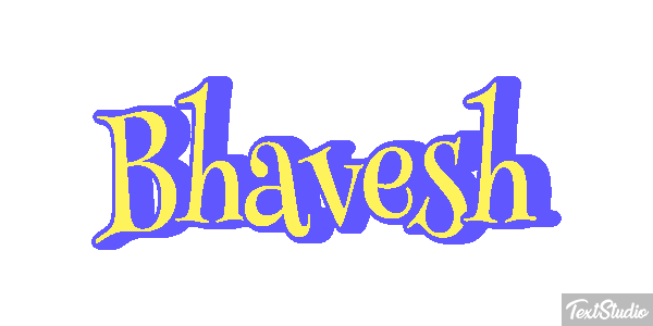 Bhavesh Efecto de texto