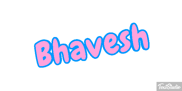 Bhavesh Efecto de texto