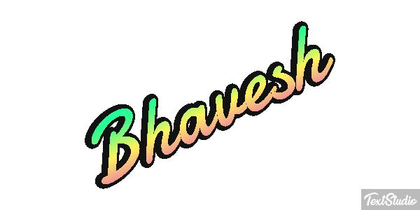 Bhavesh Efecto de texto