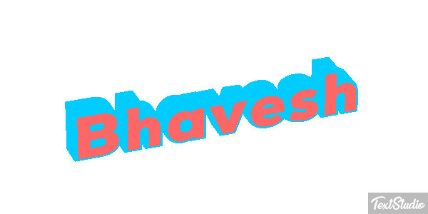 Bhavesh Efecto de texto